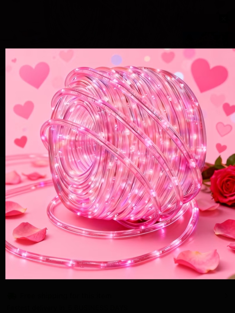 Pink USB LED Tube Lights